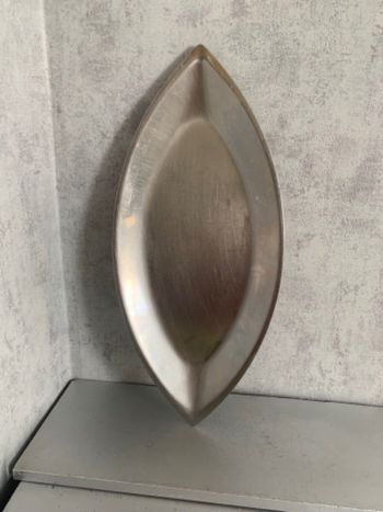 Plateau en inox 49/22 cm + autre