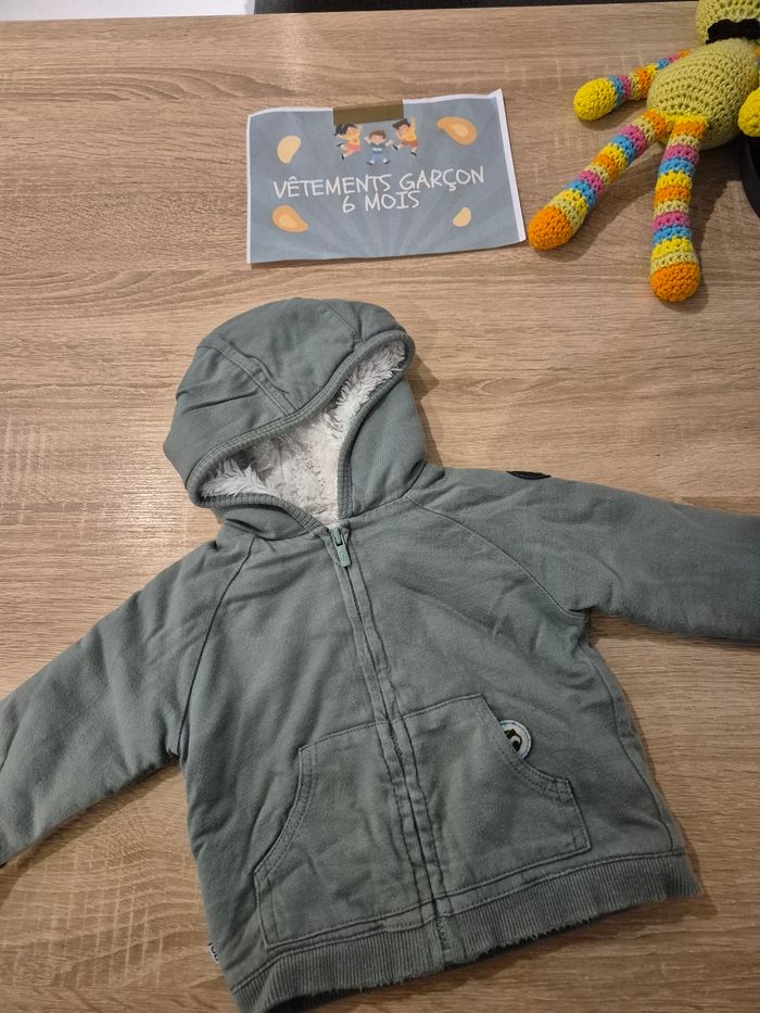 Gilet molletonné garçon 6 mois OBAIBI