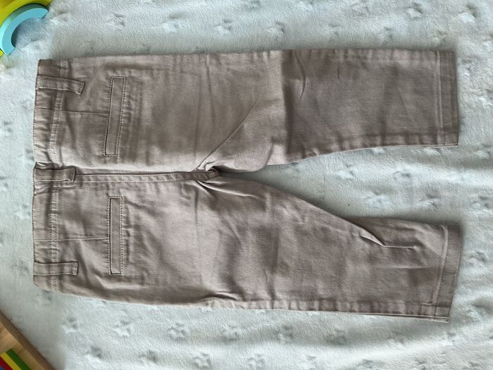 pantalon léger gris taille réglable 12 mois bout'chou - photo numéro 8