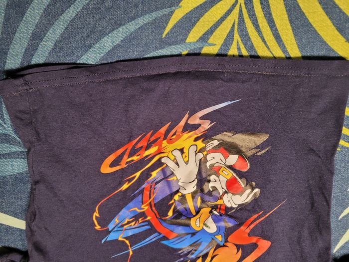 T shirt sonic oversize garçon 4 ans - photo numéro 2