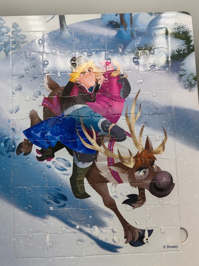 Livre puzzle reine des neiges - photo numéro 5