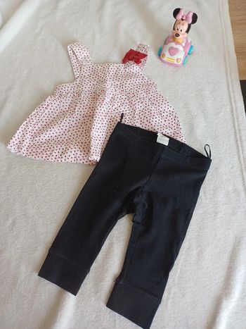 Ensemble legging et tunique 6 mois H&M