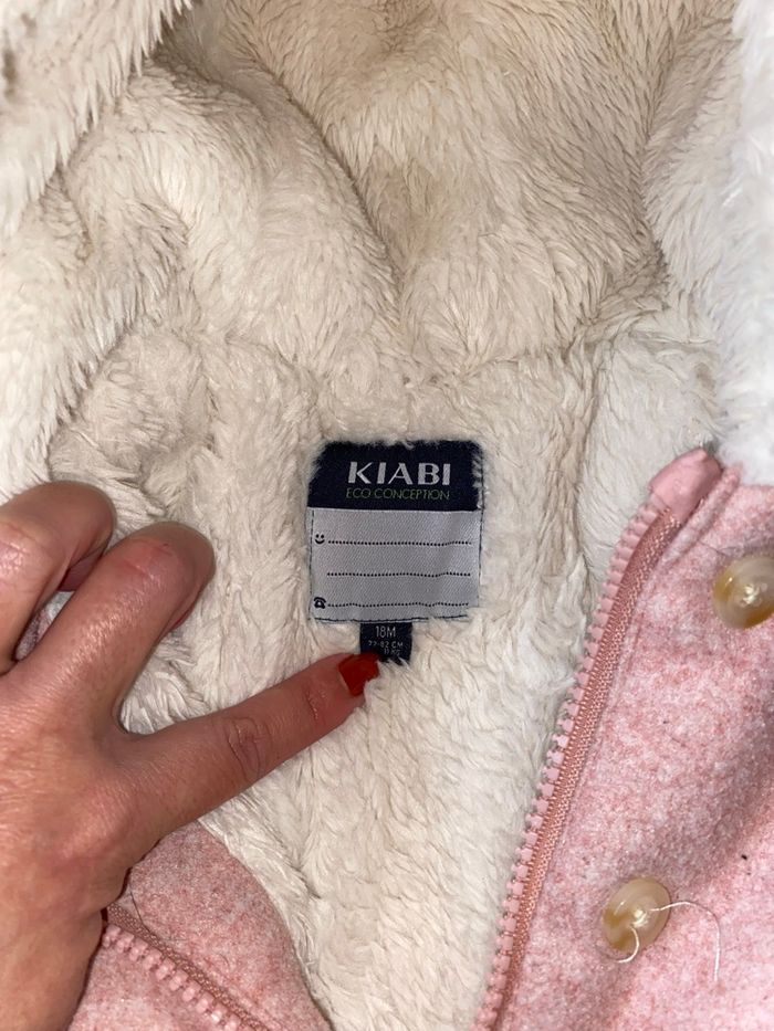 Manteau d’hiver Kiabi – 18 mois - photo numéro 2