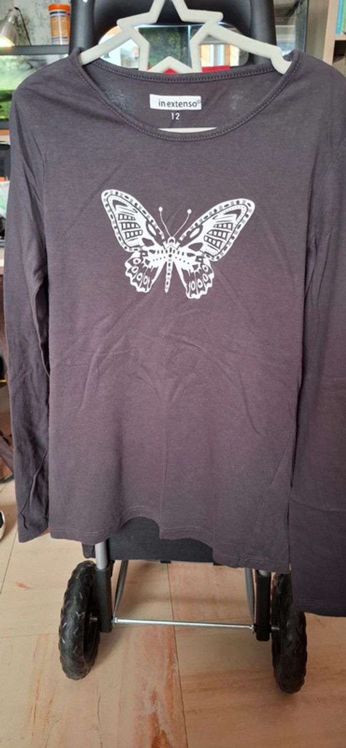 T-shirt ml fille 12 ans