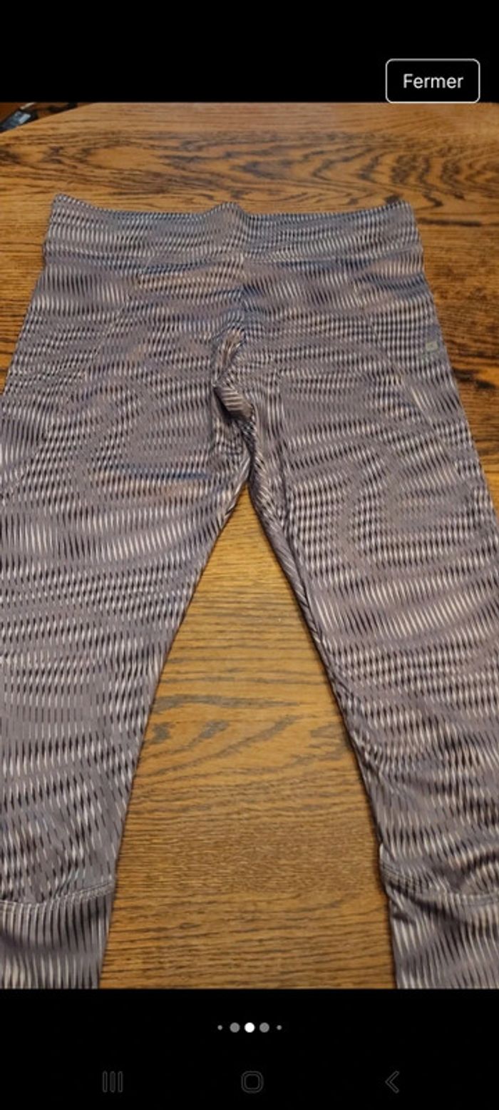 Legging Domyos Decathlon eu 42 gris/blanc - photo numéro 3