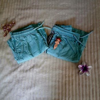 Lots de deux short turquoise • 9 ans • Kiabi 