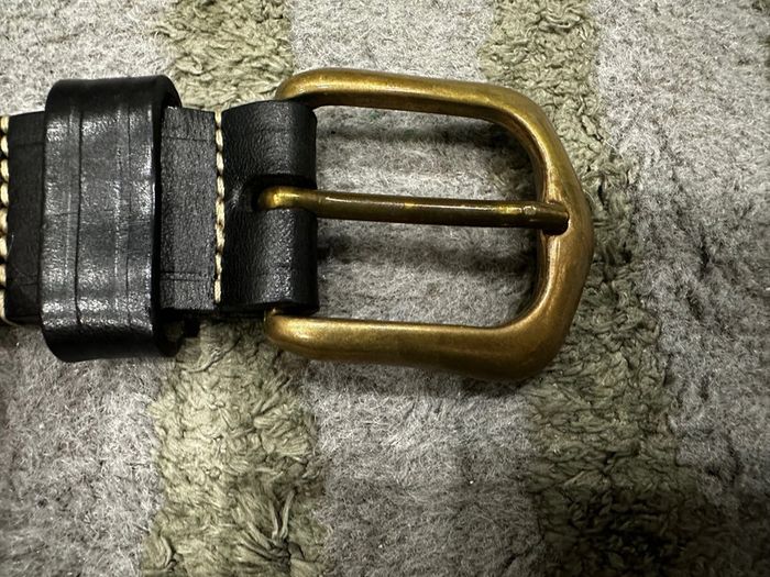 Ceinture en cuir de vachette T 70 - photo numéro 4