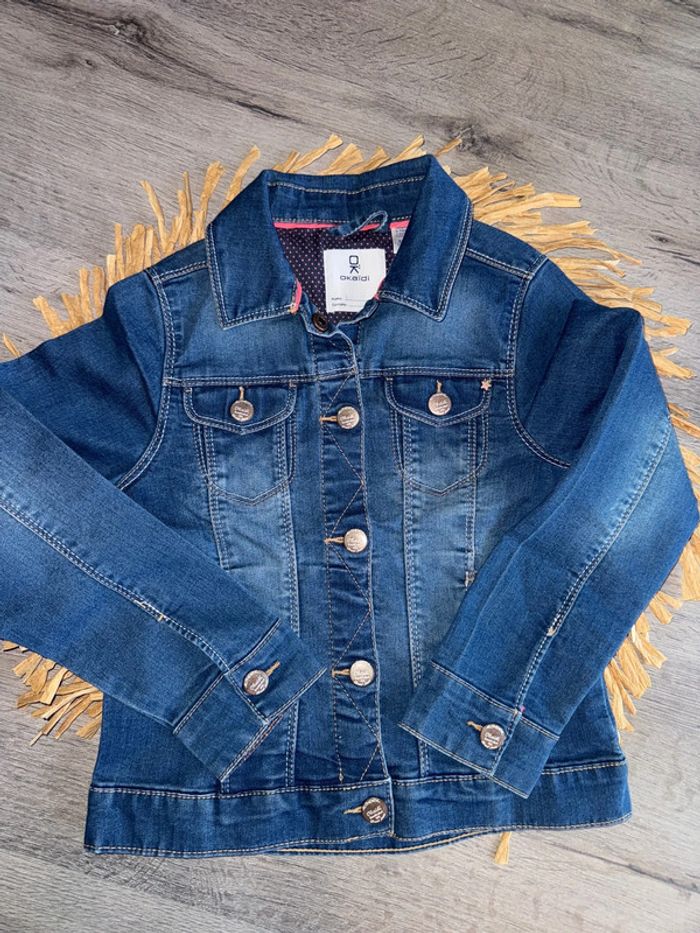Veste en jeans okaidi 8 ans - photo numéro 2