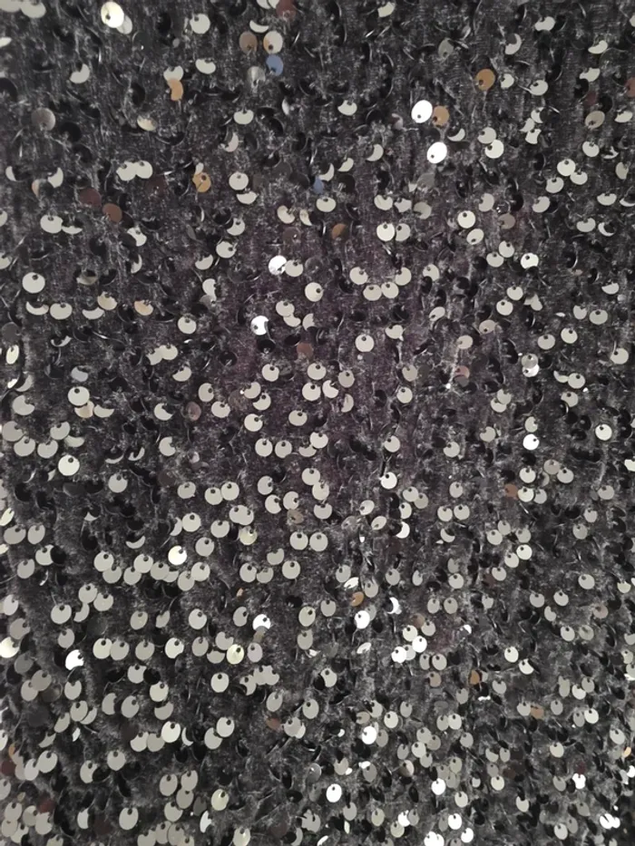 Robe velour et sequins - photo numéro 4