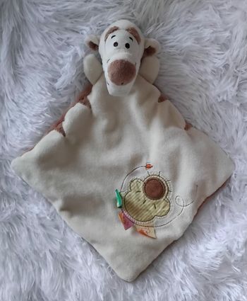 Doudou plat losange Bourriquet- Soleil abeille- Disney