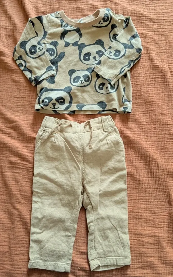 Ensemble beige