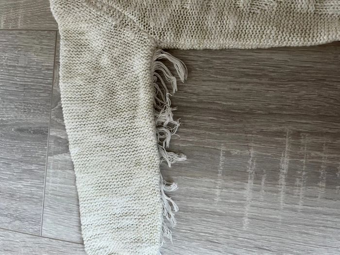 Gilet fille beige pailleté IKKS 18 mois - photo numéro 4