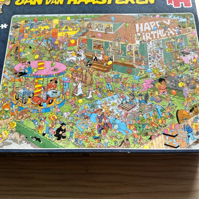 Jumbo puzzle, 1000 pièces comiques puzzle, fête d’anniversaire - photo numéro 2