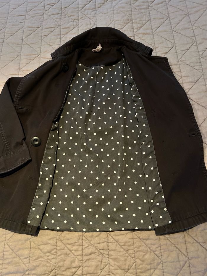 Veste Trench 3/4 mi-saison fille - photo numéro 4