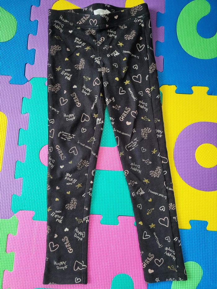 Lot de 5 pantalons/leggings 5 ans - photo numéro 2