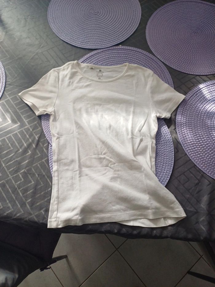 T-shirt femme blanc de taille M