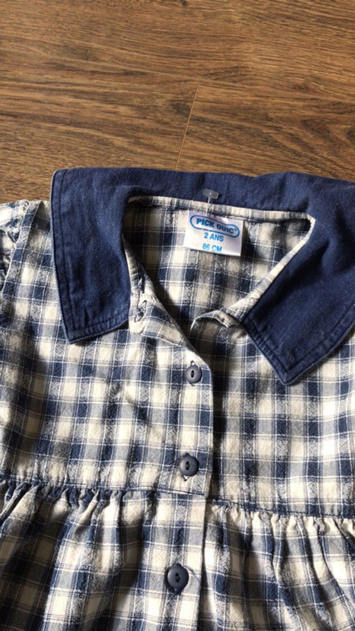 Robe été à carreaux 2 ans - photo numéro 2