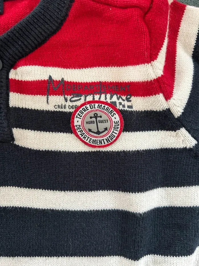 Très beau pull terre de marins 2 ans - photo numéro 2