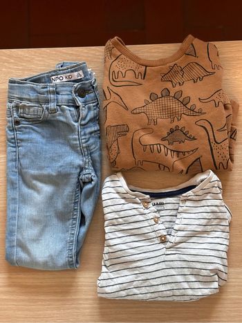 2 tenues ensemble garçon automne hiver 3 ans