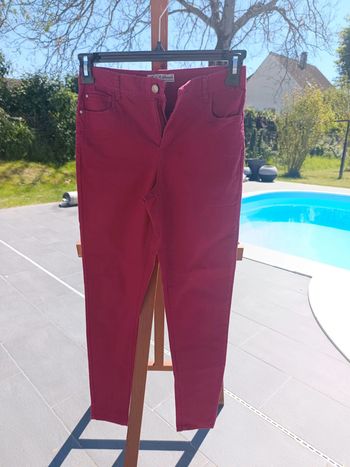 Jean skinny bordeaux 36