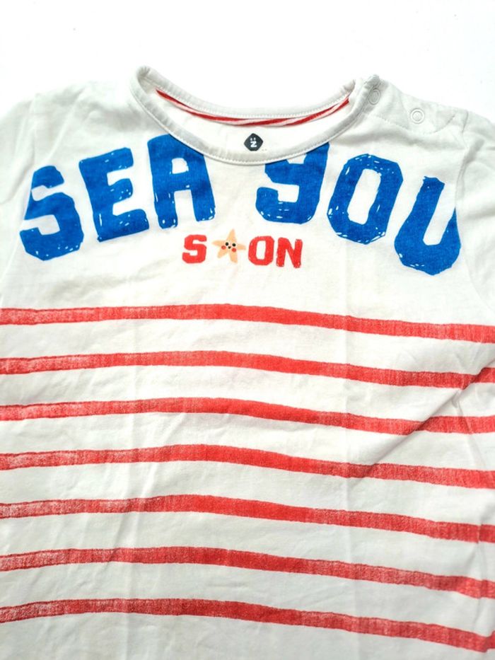T-shirt sea you soon 18 mois - photo numéro 2