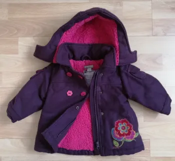 Manteau fille prune Orchestra 6 mois (67 cm)