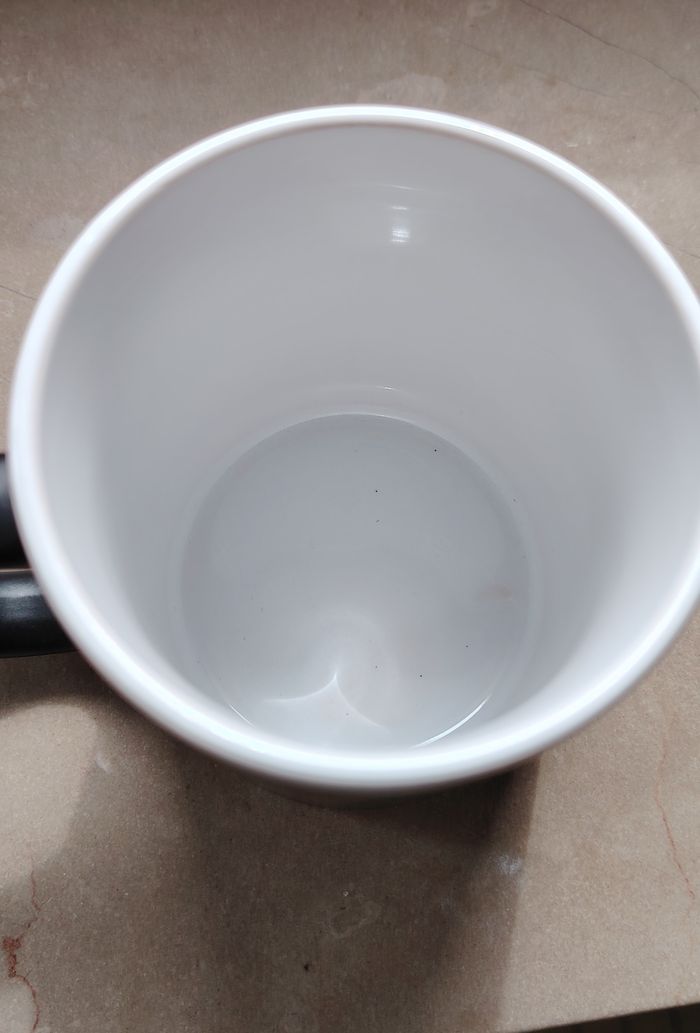 Tasse originale effet ardoise (Vous pouvez écrire dessus avec un feutre blanc ou une craie) - photo numéro 4