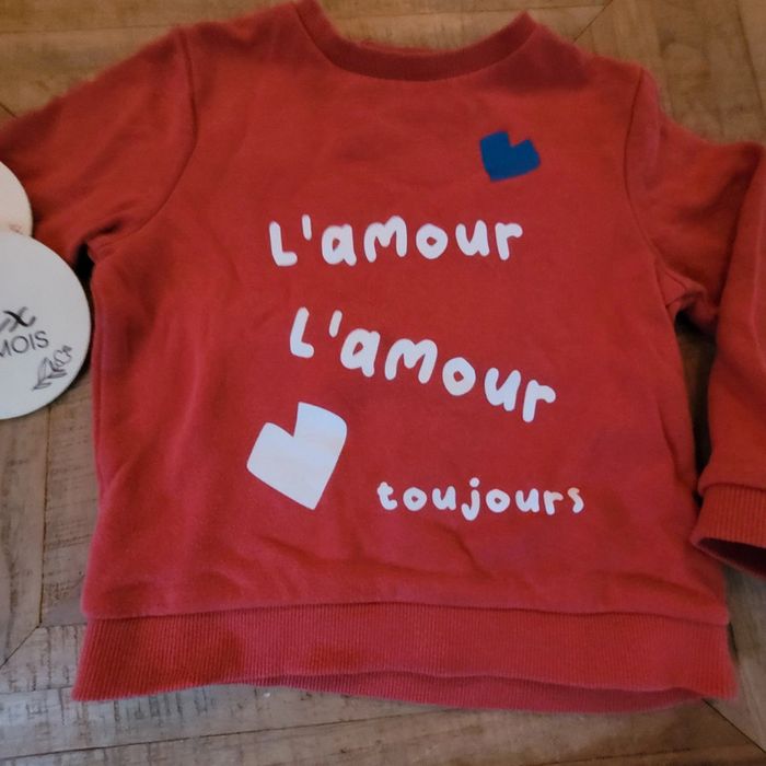 Sweat "L'amour L'amour toujours" - photo numéro 2