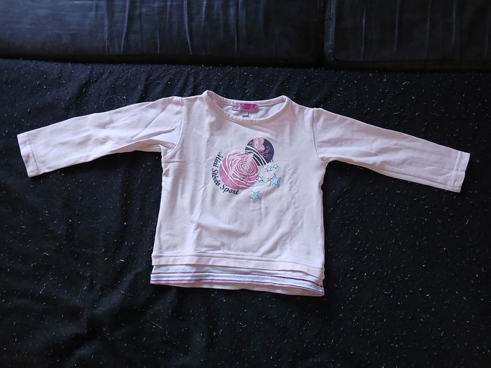 Lot de 6 t-shirts manches longues 24 mois fille - photo numéro 4