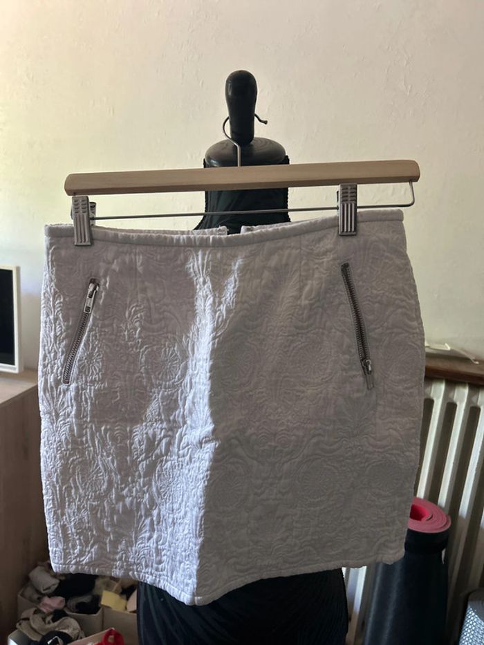 Jupe courte blanche