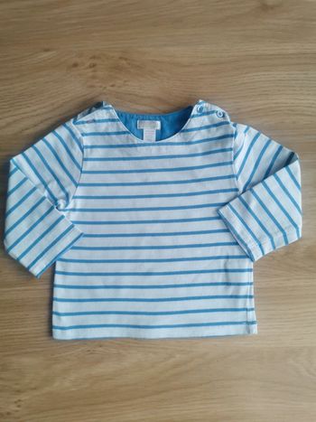 Tee shirt manches longues Obaïbi 12 mois