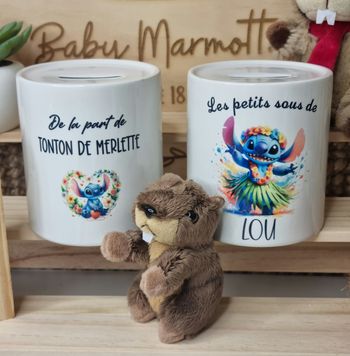 Tirelire personnalisée