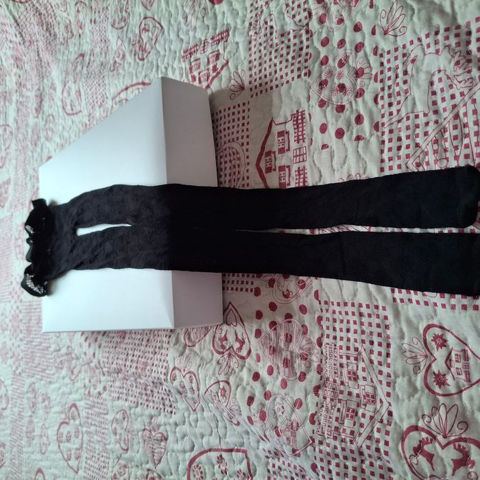 Collant résille noir avec pois Taille S-M - Tezenis - photo numéro 5