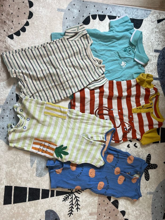 Lot de 5 grenouillères