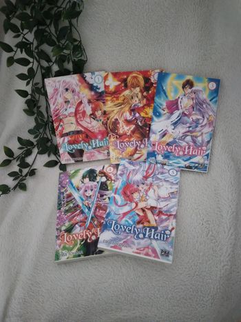 Pas de -50%🌸Mangas shojo lovely hair 1 à 5🌸