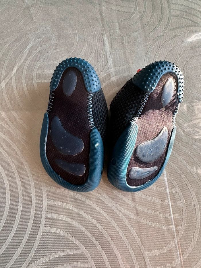 Chaussons antidérapants et respirants enfant - bleu décathlon taille 21 - photo numéro 2