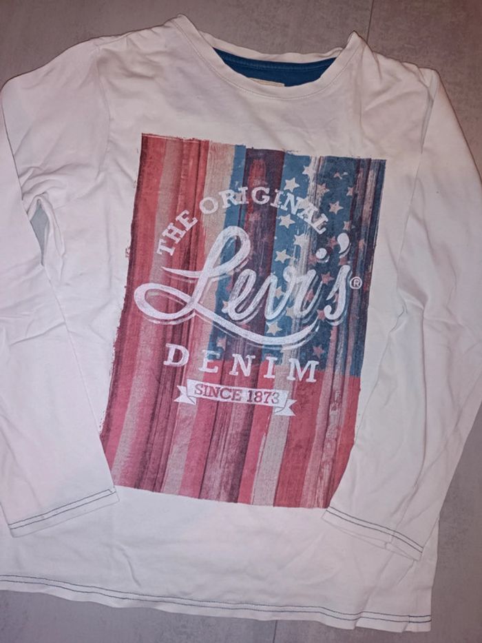 Tee shirt manches longues Levi's 12 ans