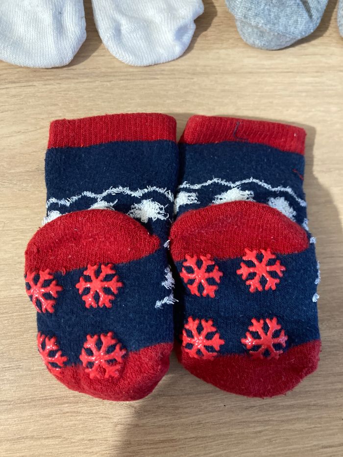 lot 3 paires chaussettes de Noël taille 18/20 - photo numéro 5