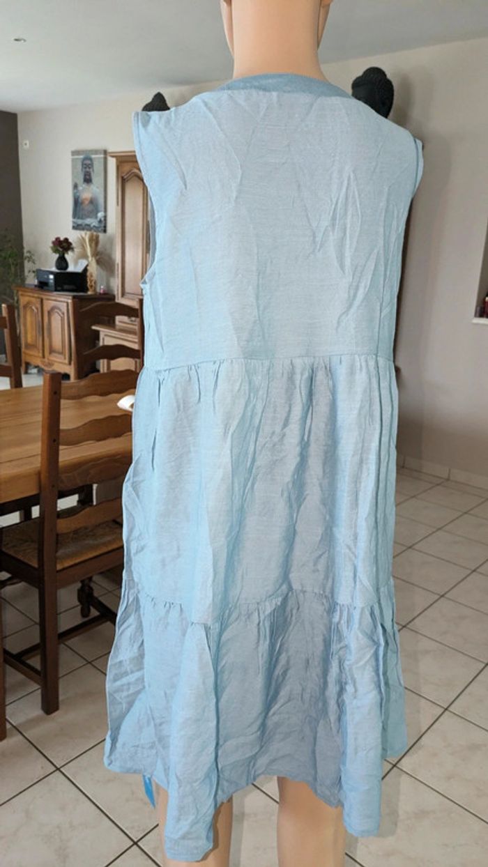 Robe 👗 plissée sans manche taille S/38 jamais porté - photo numéro 6