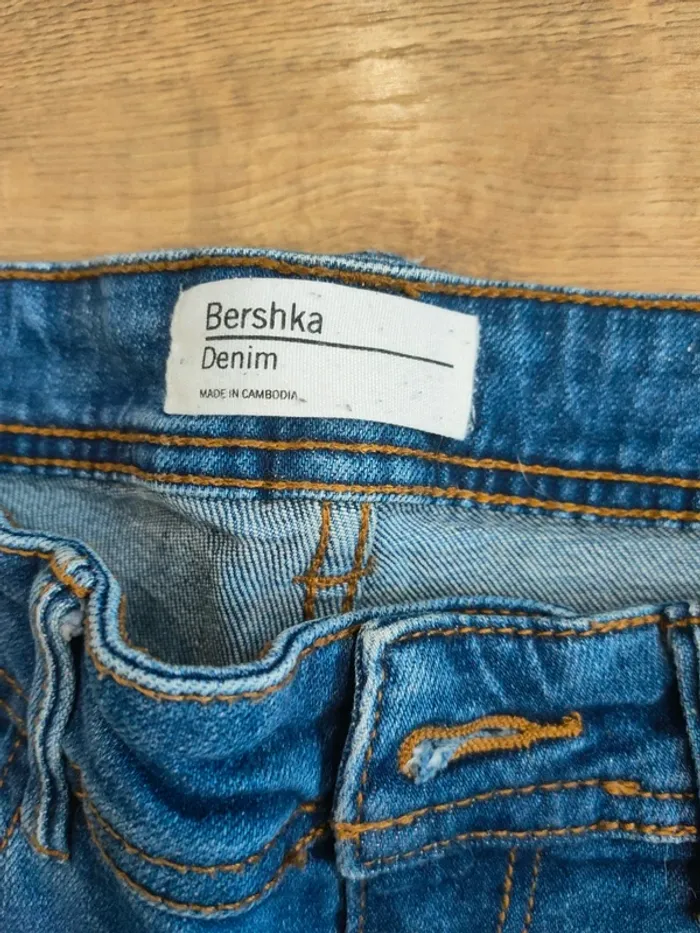 Short en jeans bleu pour homme M Bershka - photo numéro 3