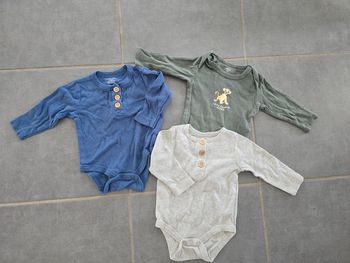 Lot de 3 bodies manches longues