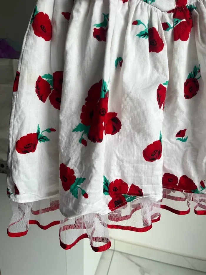 Robe cérémonie coquelicots fille - photo numéro 5