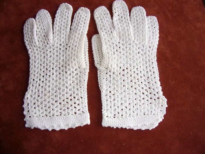 Paire de Gants dentelle - T.6 - photo numéro 2