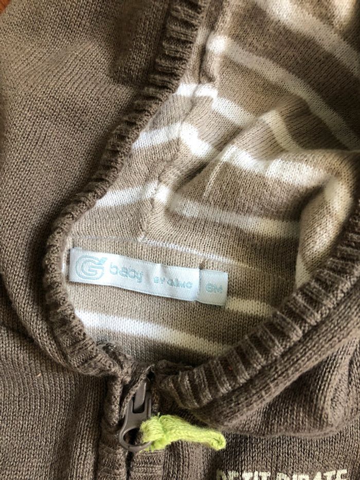 Gilet marron 6M - photo numéro 2
