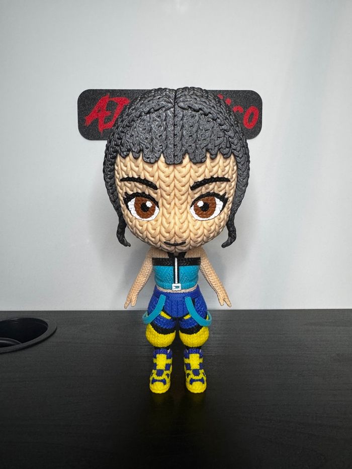 Figurine kpop Monster Hunter Zoey tricoté