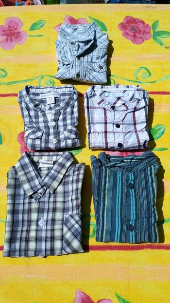 Lot de 5 chemises