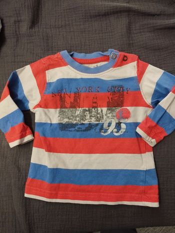 Tee-shirt manches longues orchestra 6 mois