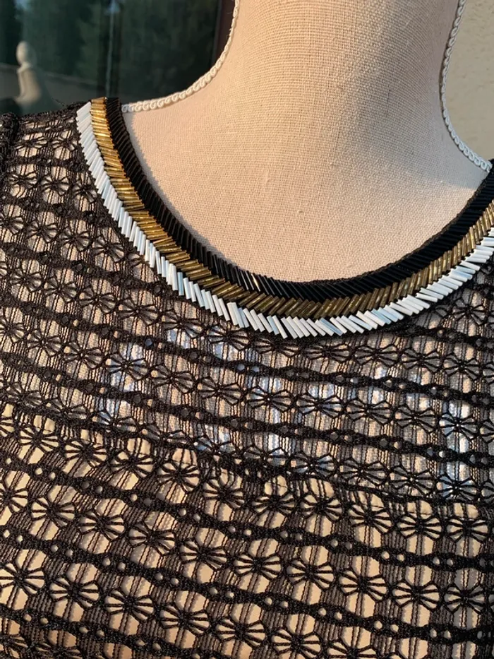 Robe Sinéquanone noire en dentelle taille S - photo numéro 14