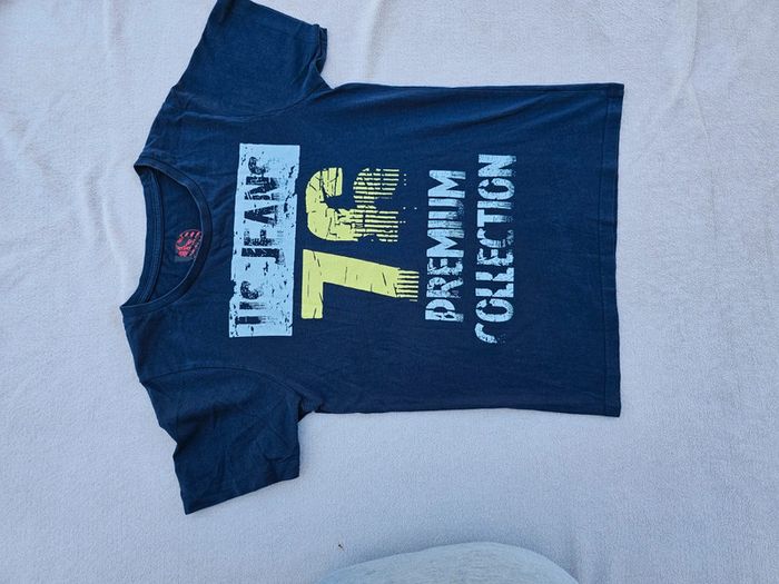 Tee-shirt bleu homme T36 manche courte - photo numéro 9