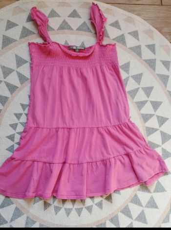Robe longue Rose - Vynil Fraise - 4 ans